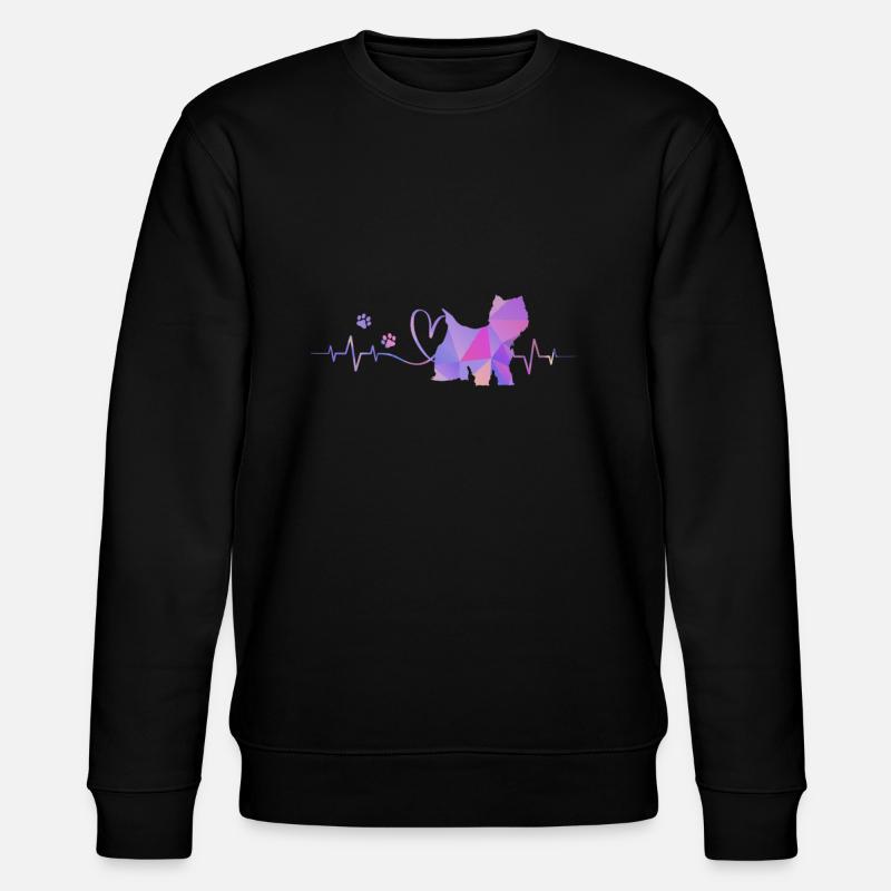 West Highland Terrier - Sweat bio CHANGER Stanley/Stella Unisexe - noir