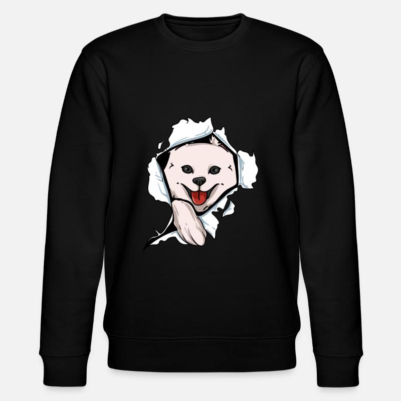 American Eskimo - Stanley/Stella Unisex Bio-Sweatshirt CHANGER  - Schwarz