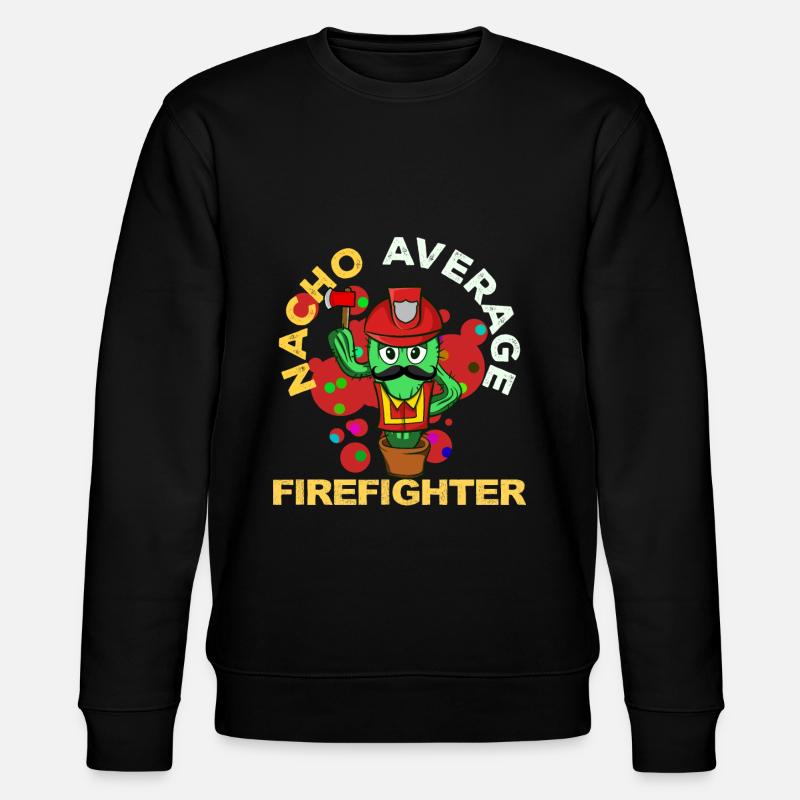 Cinco De Mayo Fire Department - Stanley/Stella CHANGER Unisex Organic Sweatshirt - black