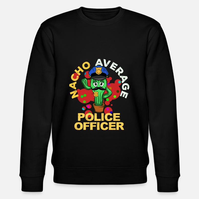 Cinco De Mayo Polizei - Stanley/Stella Unisex Bio-Sweatshirt CHANGER  - Schwarz
