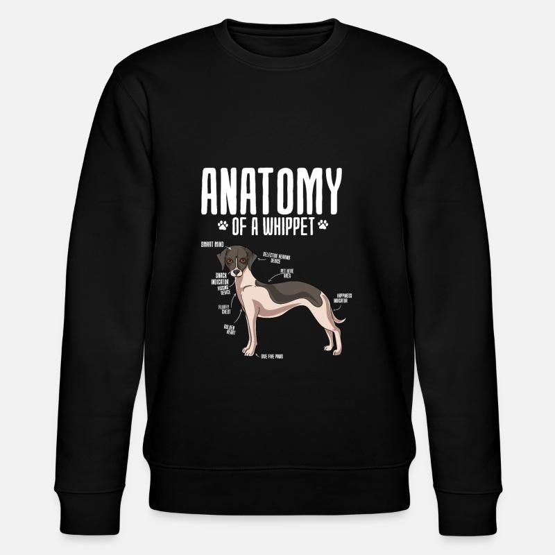 Whippet - Stanley/Stella Unisex Bio-Sweatshirt CHANGER  - Schwarz