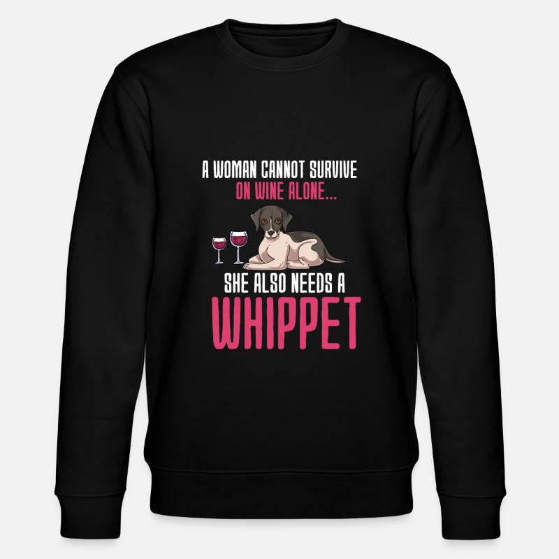 Whippet - Stanley/Stella Unisex Bio-Sweatshirt CHANGER  - Schwarz