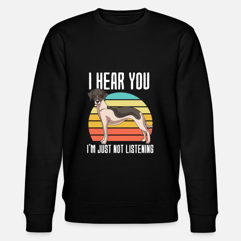 Whippet - Stanley/Stella Unisex Bio-Sweatshirt CHANGER  - Schwarz