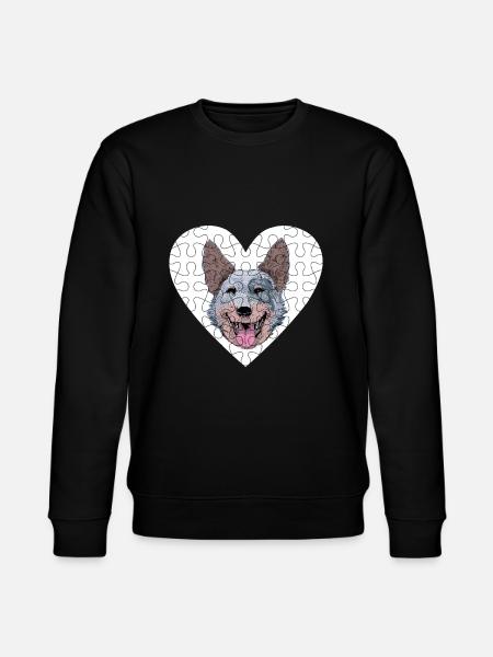 Australian Cattle Dog - Stanley/Stella CHANGER Unisex Organic Sweatshirt - black