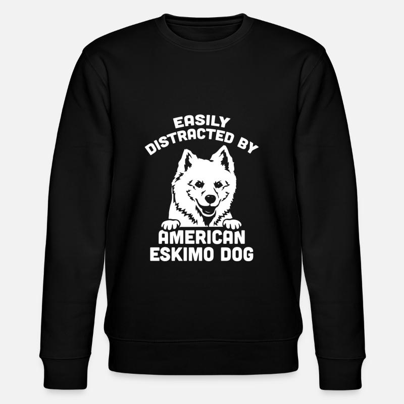 Chien esquimau américain - Sweat bio CHANGER Stanley/Stella Unisexe - noir