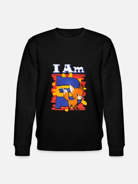 I am 3 fox - Stanley/Stella CHANGER Unisex Organic Sweatshirt - black