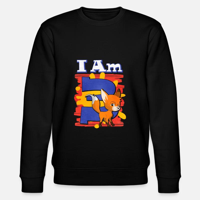I am 3 fox - Stanley/Stella CHANGER Unisex Organic Sweatshirt - black