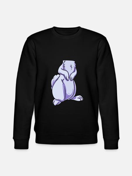 Rabbit Costume - Stanley/Stella CHANGER Unisex Organic Sweatshirt - black