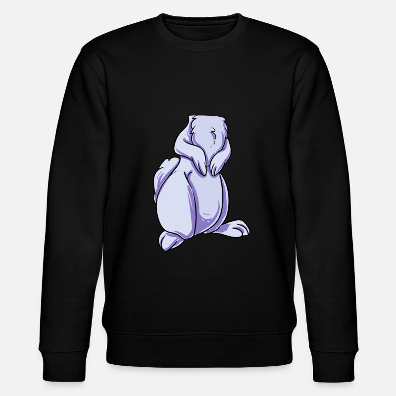 Rabbit Costume - Stanley/Stella CHANGER Unisex Organic Sweatshirt - black