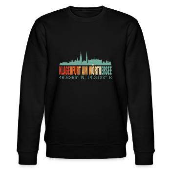 Klagenfurt Am Wörthersee - Stanley/Stella Unisex Bio-Sweatshirt CHANGER  - Schwarz - Vorne - Nik (191cm) & Marisol (170cm)