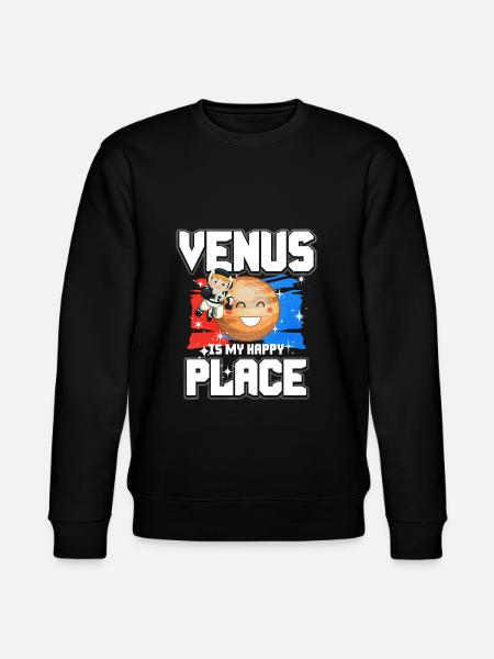 Venus Planet Gift - Stanley/Stella CHANGER Unisex Organic Sweatshirt - black