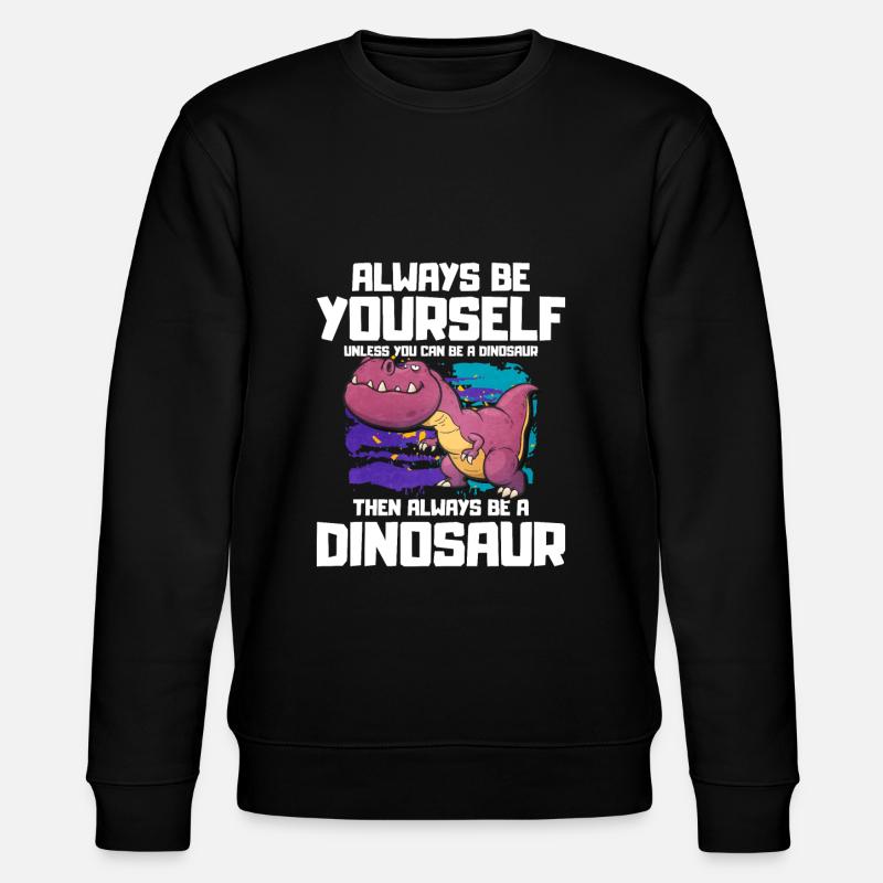 T-Rex - Stanley/Stella Unisex Bio-Sweatshirt CHANGER  - Schwarz