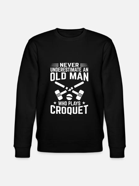 Croquet - Stanley/Stella CHANGER Unisex Organic Sweatshirt - black