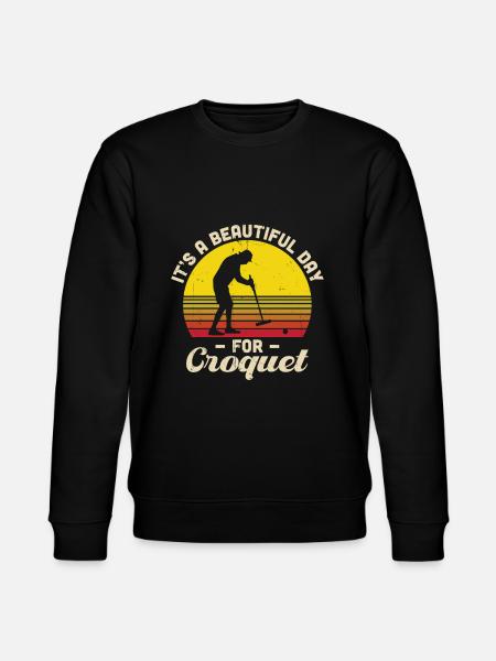Croquet - Stanley/Stella CHANGER Unisex Organic Sweatshirt - black