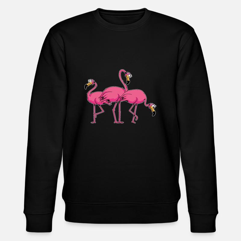 Flamingo - Stanley/Stella CHANGER Unisex Organic Sweatshirt - black