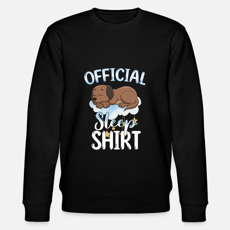 Schlafen Süß Geschenk - Stanley/Stella Unisex Bio-Sweatshirt CHANGER - Schwarz