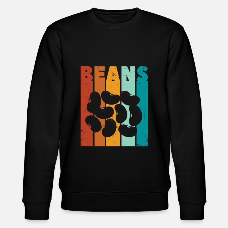 Haricots - Sweat bio CHANGER Stanley/Stella Unisexe - noir