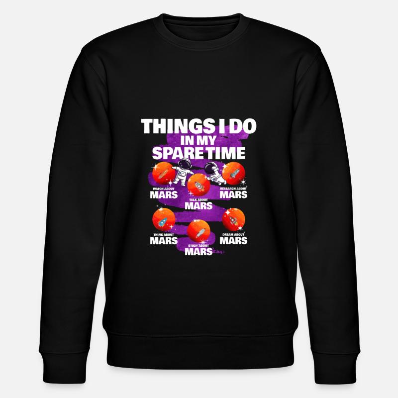 Mars - Stanley/Stella CHANGER Unisex Organic Sweatshirt - black