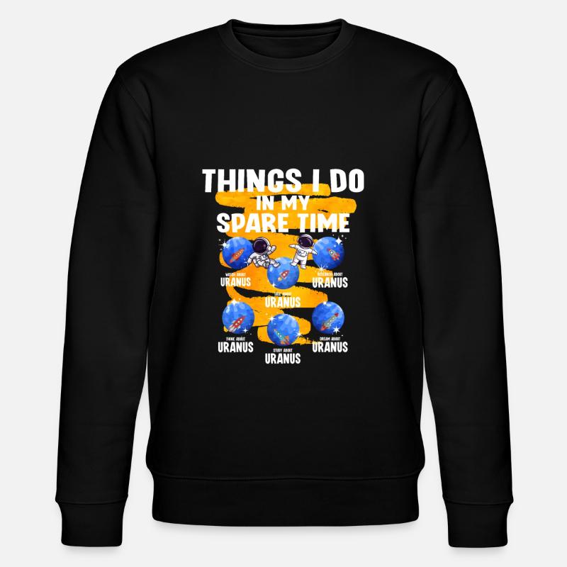 Uranus - Sweat bio CHANGER Stanley/Stella Unisexe - noir