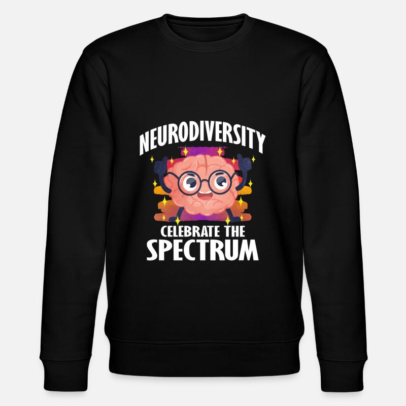 Autism Autism Gift - Stanley/Stella CHANGER Unisex Organic Sweatshirt - black