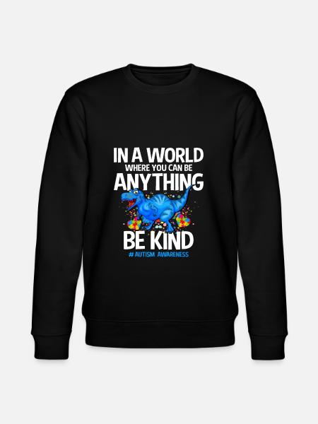 Autism Autism Gift - Stanley/Stella CHANGER Unisex Organic Sweatshirt - black