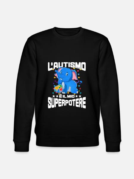 Autism Autism Gift - Stanley/Stella CHANGER Unisex Organic Sweatshirt - black