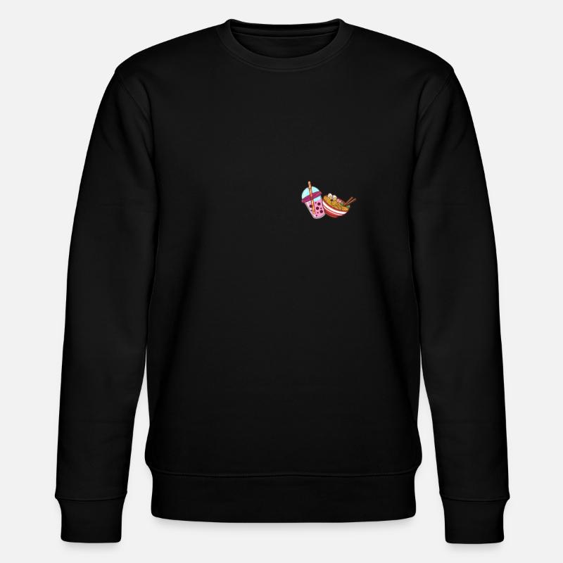 Bubble Tea and Frame - Stanley/Stella CHANGER Unisex Organic Sweatshirt - black