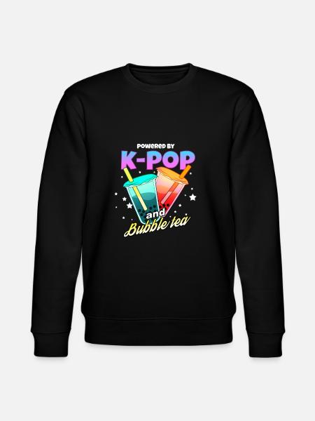K Pop and Bubble Tee - Stanley/Stella CHANGER Unisex Organic Sweatshirt - black