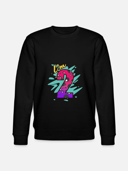 2nd Birthday - Stanley/Stella CHANGER Unisex Organic Sweatshirt - black