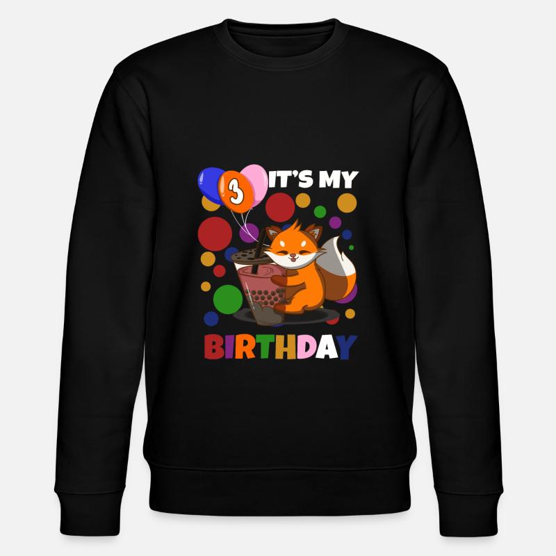 3e anniversaire Fox - Sweat bio CHANGER Stanley/Stella Unisexe - noir