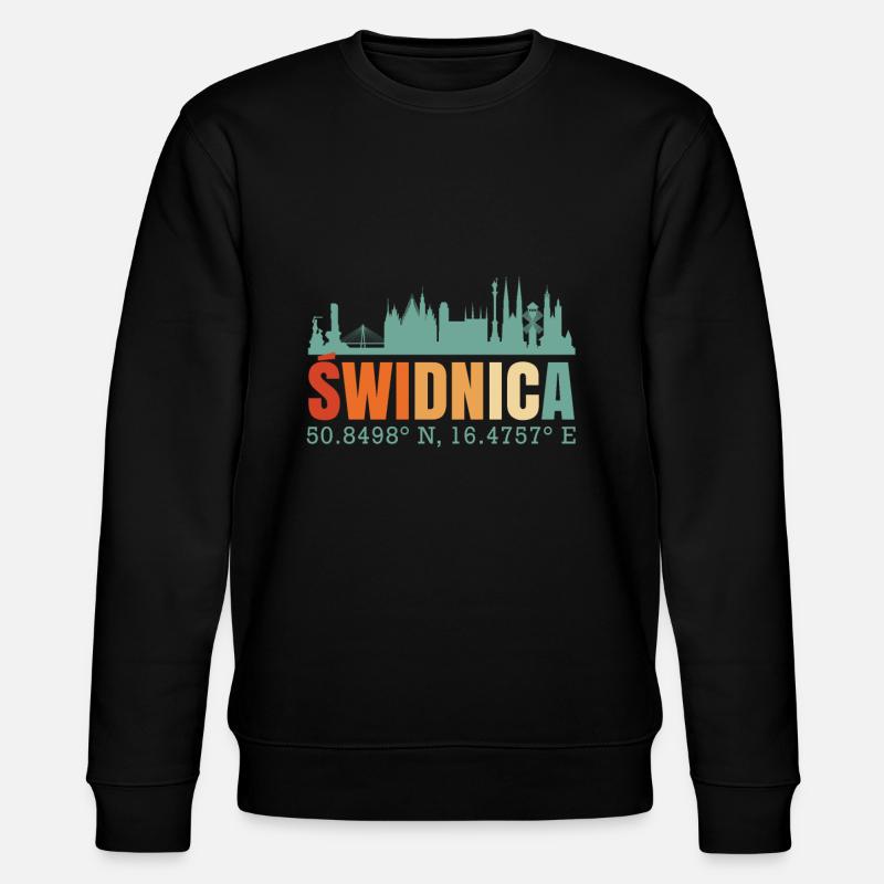 Pologne Swidnica Skyline - Sweat bio CHANGER Stanley/Stella Unisexe - noir