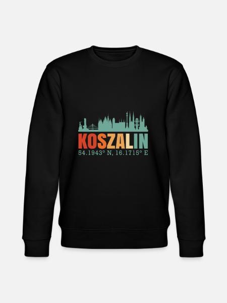 Poland Koszalin Skyline - Stanley/Stella CHANGER Unisex Organic Sweatshirt - black