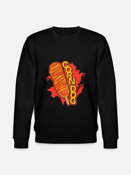Corn dog - Stanley/Stella CHANGER Unisex Organic Sweatshirt - black