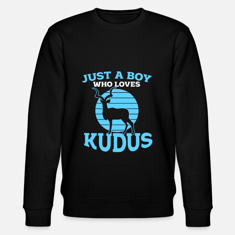 Kudu - Stanley/Stella CHANGER Unisex Organic Sweatshirt - black