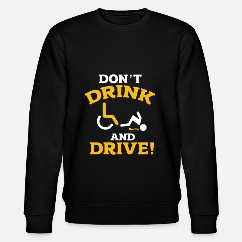 Fauteuil roulant - Sweat bio CHANGER Stanley/Stella Unisexe - noir