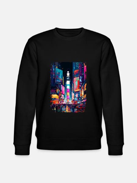 New York - Stanley/Stella CHANGER Unisex Organic Sweatshirt - black