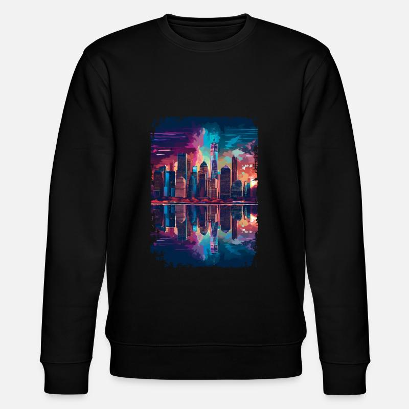 New York - Sweat bio CHANGER Stanley/Stella Unisexe - noir