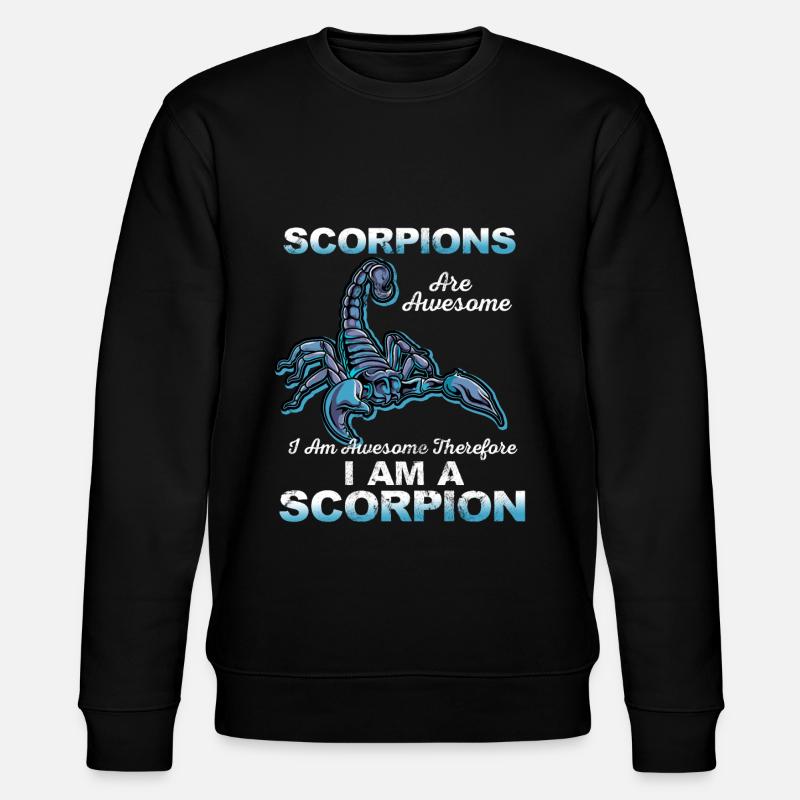 Scorpion - Stanley/Stella Unisex Bio-Sweatshirt CHANGER  - Schwarz