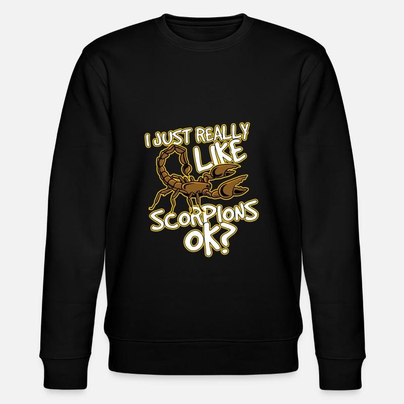 Scorpion - Stanley/Stella Unisex Bio-Sweatshirt CHANGER  - Schwarz