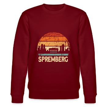 Spremberg (en anglais seulement) - Sweat bio CHANGER Stanley/Stella Unisexe - bordeaux - Devant - Nik (191cm) & Marisol (170cm)