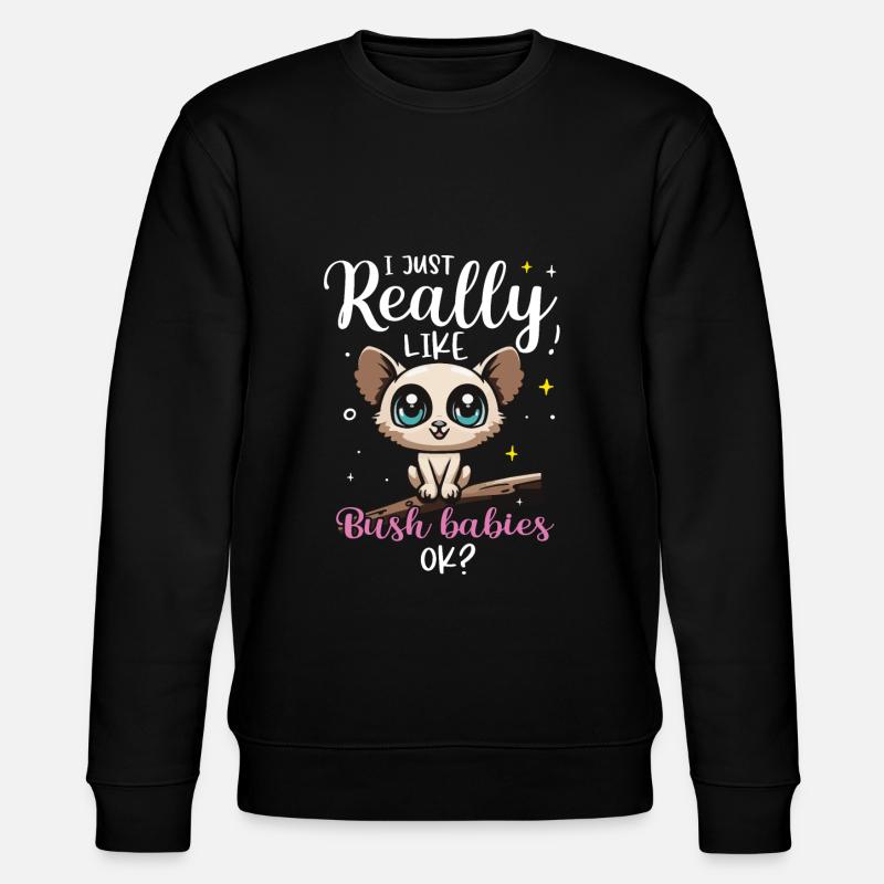 Galago - Stanley/Stella CHANGER Unisex Organic Sweatshirt - black