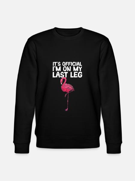 Amputated Leg Prosthesis Gift - Stanley/Stella CHANGER Unisex Organic Sweatshirt - black