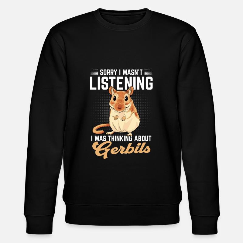 Gerbille - Sweat bio CHANGER Stanley/Stella Unisexe - noir