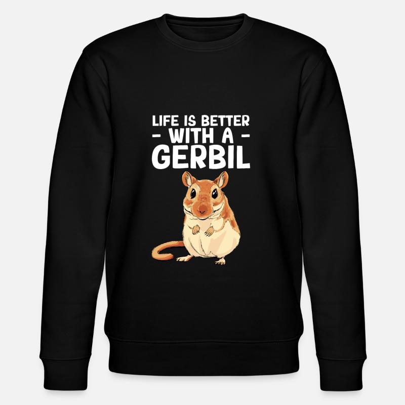 Gerbille - Sweat bio CHANGER Stanley/Stella Unisexe - noir