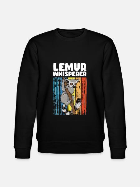 Lemur - Stanley/Stella CHANGER Unisex Organic Sweatshirt - black