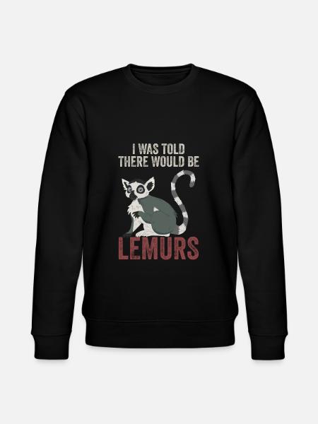 Lemur - Stanley/Stella CHANGER Unisex Organic Sweatshirt - black