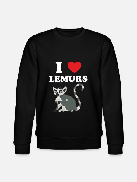 Lemur - Stanley/Stella CHANGER Unisex Organic Sweatshirt - black