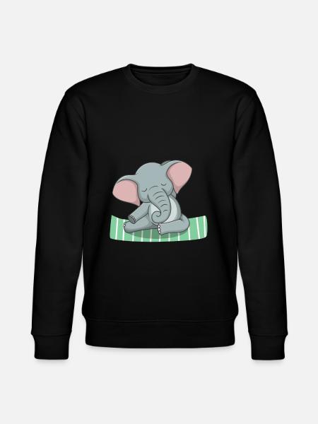 Yoga Elefant - Stanley/Stella Unisex Bio-Sweatshirt CHANGER - Schwarz