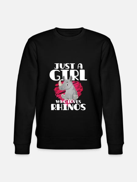 Rhinoceros - Stanley/Stella CHANGER Unisex Organic Sweatshirt - black