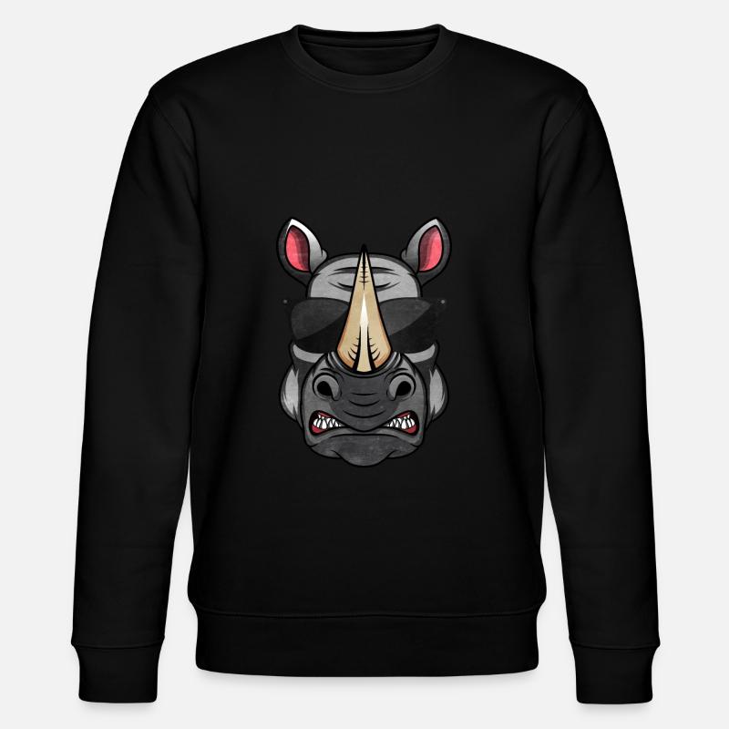 Nashorn - Stanley/Stella Unisex Bio-Sweatshirt CHANGER - Schwarz